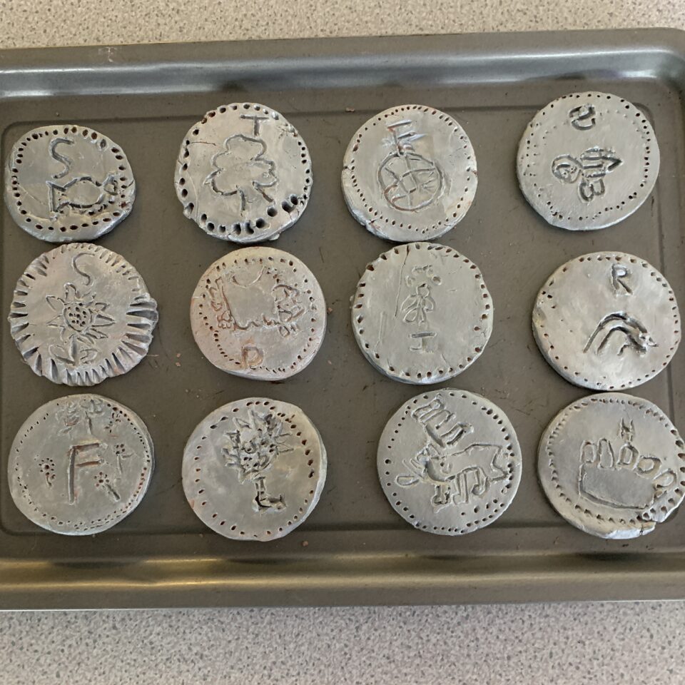 Class 1’s Alphabet Coins